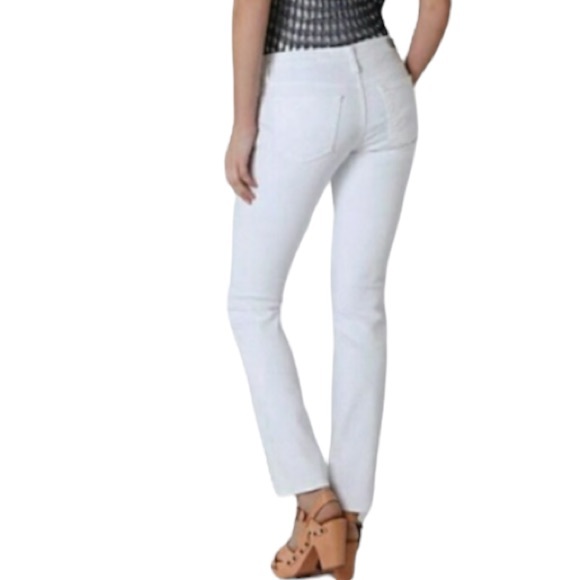 AG The Stevie Slim Straight Jeans in White Sz 25 - Picture 2 of 16